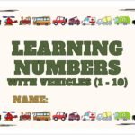 Sensory Felt Number Cards With Vehicles: A Educational DIY Craft Your Kids Will Love